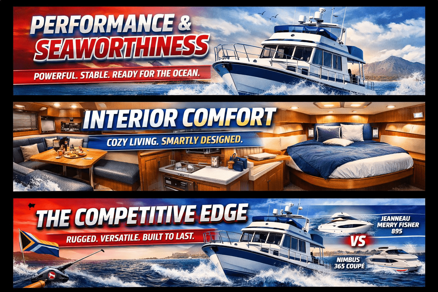 Botnia Marin Targa 33 Motor Yacht for Sale South Africa – Classic Ocean Cruiser