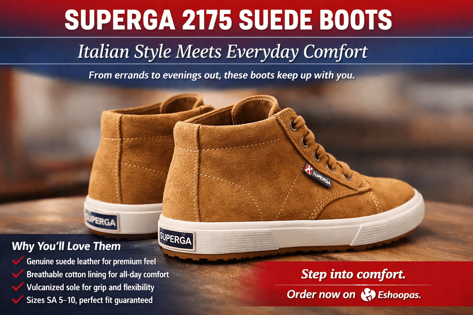Superga 2175 suede ankle boots for sale in South Africa on Eshoopas