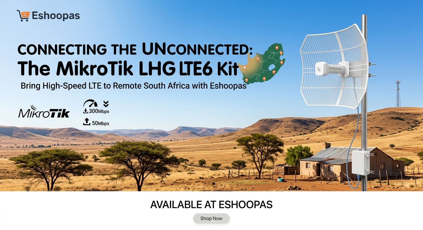 Why the MikroTik LHG LTE6 Kit is South Africa’s Rural Internet Hero: Connectivity for Everyone
